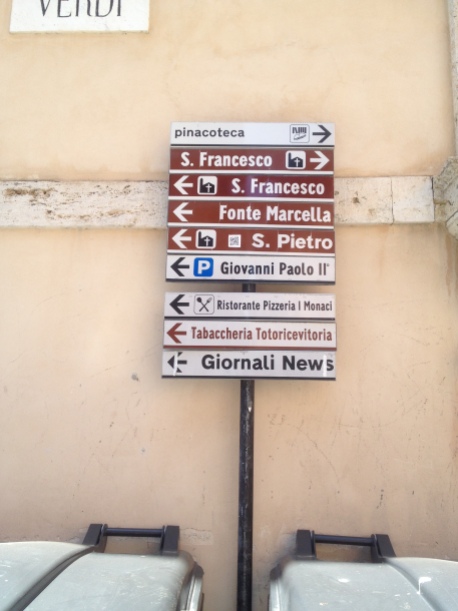 Italian directions are confusing,